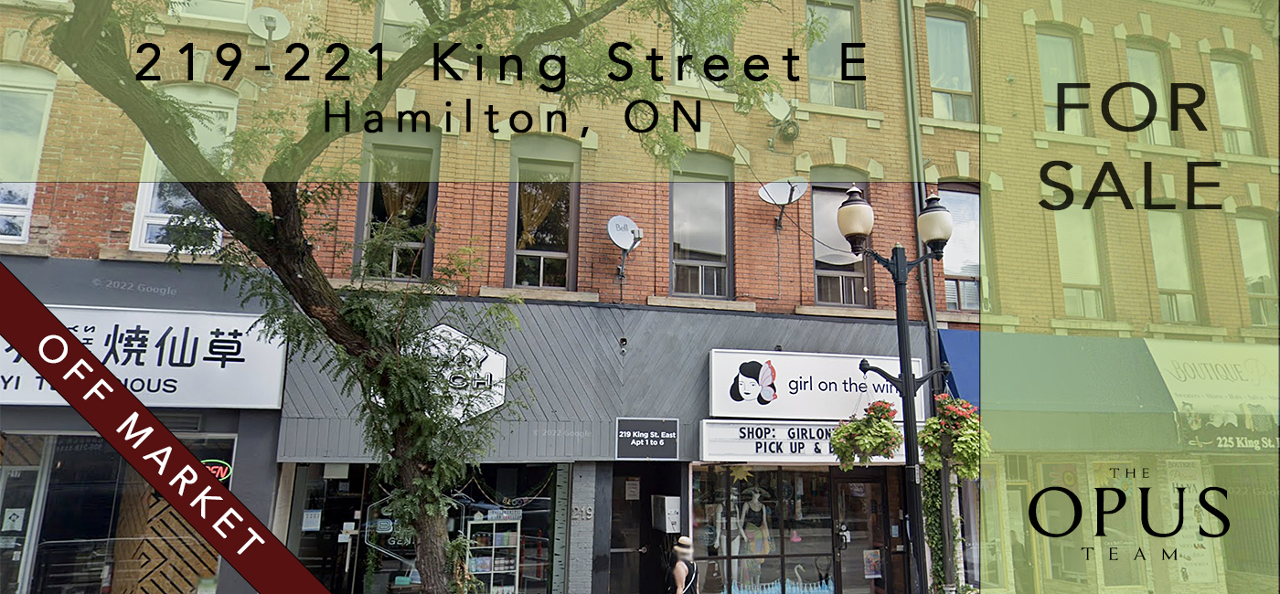 219-221 King St E, Hamilton, ON